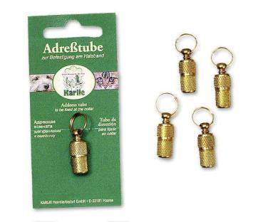 Adresstube für Katzen in Gold von Karlie